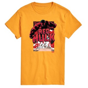 Men's - Marvel - Angry Red Hulk Short Sleeve Graphic T-Shirt - 1 of 3
