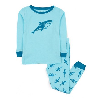 Leveret Cotton Two Piece Pajamas Sharks Royal Blue : Target