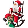 Northlight LED Lighted, Animated and Musical Santa Claus Rocking Chair Decoration - 32" - 4 of 4