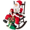 Northlight LED Lighted, Animated and Musical Santa Claus Rocking Chair Decoration - 32" - image 4 of 4