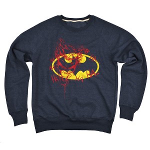 Batman Joker Graffiti Slim Fit Crewneck Sweatshirt - 1 of 4