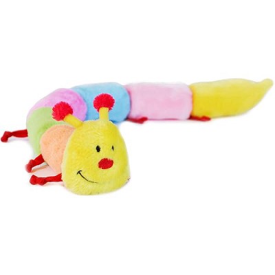 ZippyPaws Deluxe Caterpillar- Dog Toys, Squeaky Pet Toy Stuffed Chew Toy, 6 Blaster Squeakers & 1 Round Squeaker- 30"