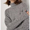 Women's Chunky Oversized Sweater - APRICOT - 3 of 4