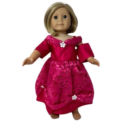 Doll Clothes Superstore Handmade Rose Princess Dress Fits 15-16 Inch Cabbage Patch Kid And Baby Dolls