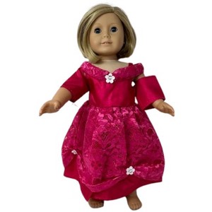 Doll Clothes Superstore Handmade Rose Princess Dress Fits 15-16 Inch Cabbage Patch Kid And Baby Dolls - 1 of 4