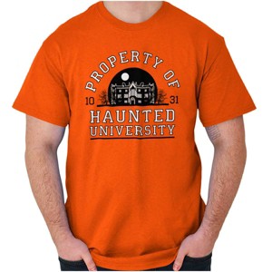 Property of Haunted University Graphic T Shirt Men or Women Brisco Brands - 1 of 4