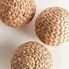 Plum & Post Jace Water Hyacinth Orbs, Natural Decorative Accents, 3pc - 3 of 4