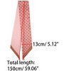 Allegra K Women’s Polka Dot Skinny Neck Scarves Double Sided Print Neckerchief Hairband - 3 of 4