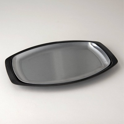 Nordic Ware Stainless Steel Sizzle'n Serve Grill Plate Silver