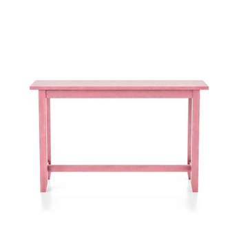 Rockland Counter Height Table with USB Port Antique Pink - HOMES: Inside + Out