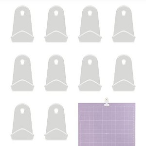 Impresa Mat Hangers for Cricut Cutting Mats to Organizes - 10 Pack - Easy To Install Standard Grip Cutting Mat Hangars - 1 of 4