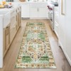 Vintage Rug Washable Rug Indoor Soft Faux Wool Living Room Rug - 3 of 4