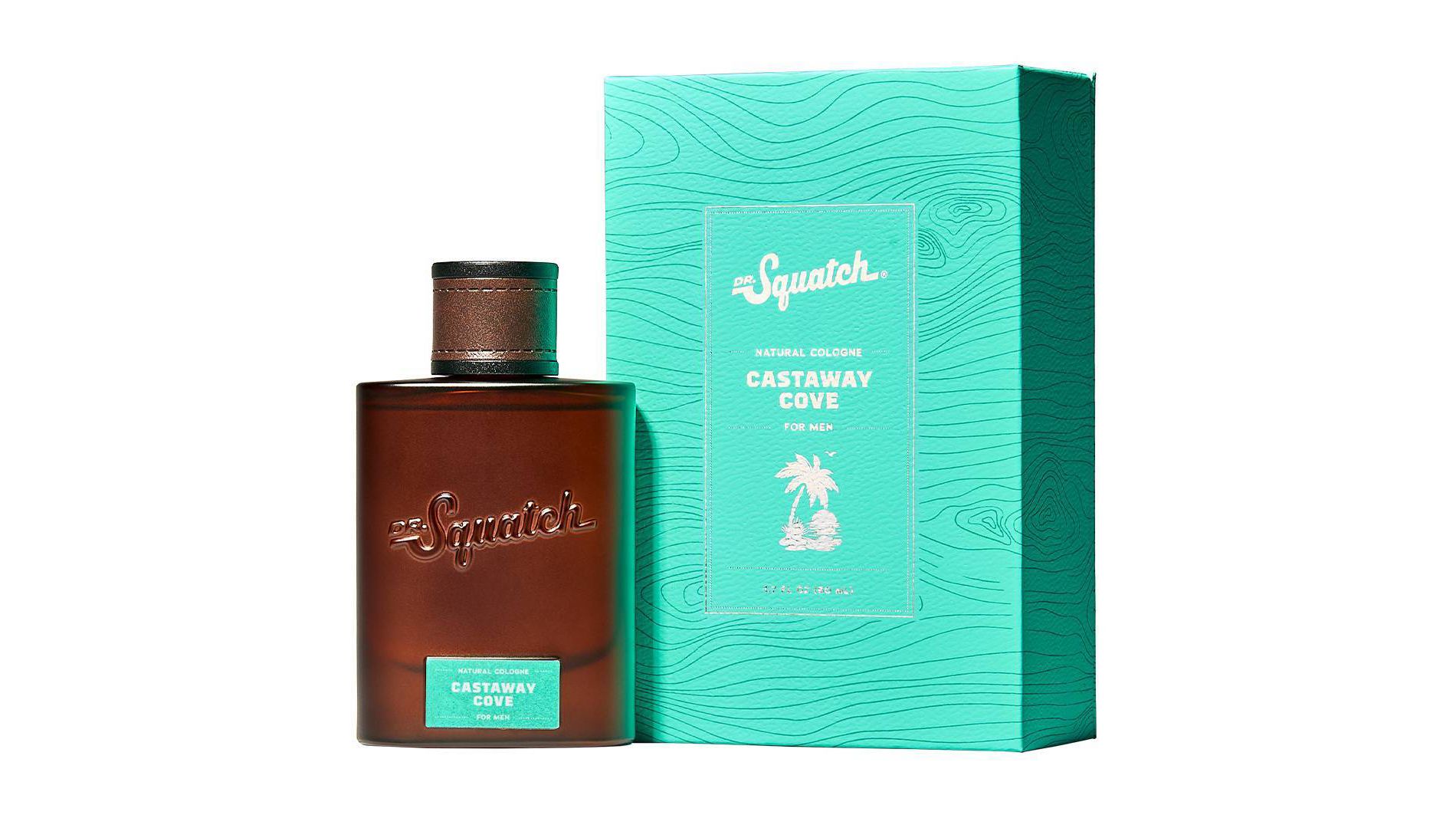 DR. SQUATCH Men's Natural Spray Cologne - Castaway Cove - 1.7oz