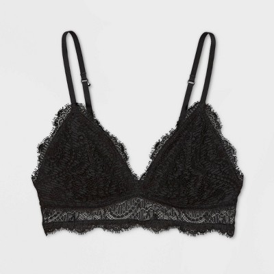 triangle bralette lace