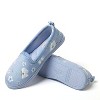Dearfoams Women's Rachel Velour Closed Back House Slipper - 3 of 4
