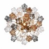 Crystorama Lighting Addis 6 - Light Chandelier in  Aged Brass - 3 of 4
