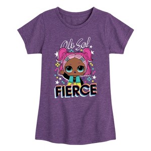 Girls' - LOL Surprise! - Oh So Fierce Fitted Short Sleeve Graphic T-Shirt - 1 of 4