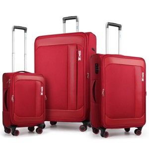 New York Xpress Soft Expandable Luggage Sets with TSA Lock, Lightweight Spinning Wheels 20" 26" 30" - 1 of 4