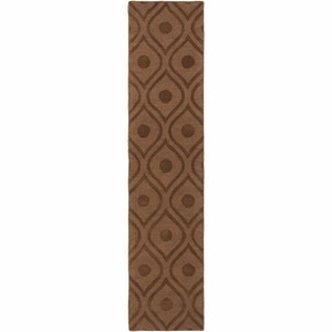 Hauteloom Hundred Wool Living Room, Bedroom Area Rug - Solid & Striped - 1 of 4