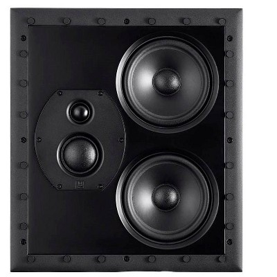 Monolith THX-LCR THX Ultra Certified 3-Way LCR In-Wall Speaker, 1in Silk Dome Tweeter With Neodymium Magnet and Copper Shorting Ring, For Home Theater