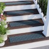 WaterHog 8.5"x30" Set of 4 Cordova Indoor/Outdoor Stair Treads Door Mats - 3 of 4