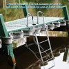 Costway 4 Step Pontoon Boat Ladder Stainless Steel Folding Telescoping Swim Deck Ladder - 3 of 4