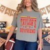 Simply Sage Market Women's Go Taylor's Boyfriend Football Short Sleeve Garment Dyed Tee - 2 of 4