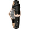 Caravelle designed by Bulova Ladies' Dress 3 Hand Quartz Leather Strap Watch, Stainless Steel, 28mm - 3 of 4