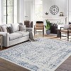 Regional carpet,vintage worn-out floral carpet,used for entrance,kitchen,living room,office,bedroom - 2 of 4