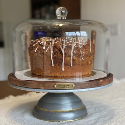 Marble and Copper Cake Stand - Magnolia