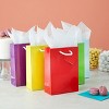 Blue Panda 20 Pack Small Gift Bags with Handles, Tissue Paper, Hang Tags, 7.9 x 5.5 x 2.5 In - 2 of 4