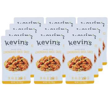 Kevin's Natural Foods Lemongrass Basil Sauce - Case of 12/7 oz