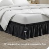 Adjustable Wrap Around Ruffled Bed Skirt by Bare Home - image 2 of 4