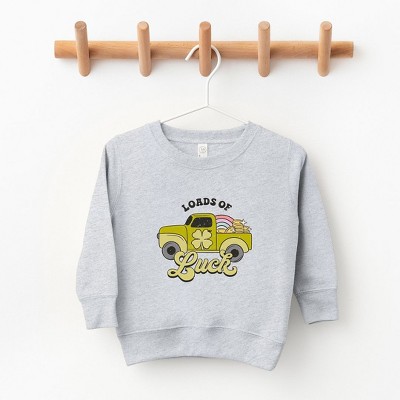 The Juniper Shop Loads Of Luck Retro Truck Youth Ultra-Soft Graphic Sweatshirt