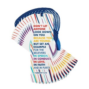 Dicksons Set an Example for Believers 6 inch Paper Tussled Bookmark Pack of 12 - 1 of 4