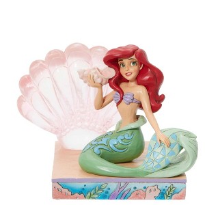 Jim Shore 4.5 Inch A Tail Of Love Ariel Little Mermaid Figurines - 1 of 3