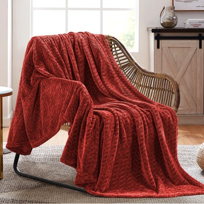 Inhand Flannel Throw Blanket, 50”x60” Super Soft Fuzzy Blanket for Couch Sofa Bed Office, Cozy Plush Lightweight Blanket Throw Size