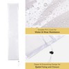 Yescom Patio Umbrella Protective Cover Bag Clear PVC w/ Zipper for 8 Ft Outdoor Canopy White - 3 of 4
