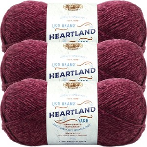 (3 Pack) Lion Brand Heartland Yarn - Badlands - 1 of 3