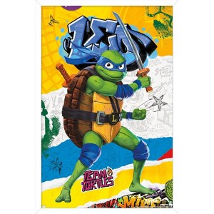 Trends International Teenage Mutant Ninja Turtles: Mutant Mayhem - Leonardo Framed Wall Poster Prints - 1 of 4