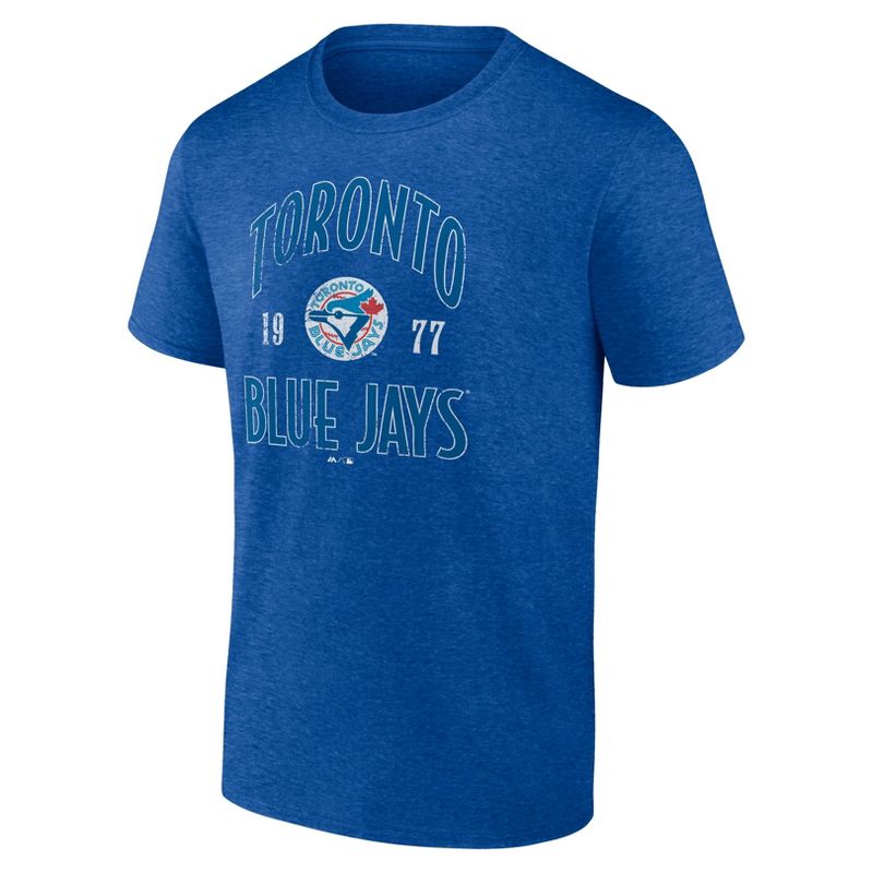 MLB Toronto Blue Jays Men's Bi-Blend T-Shirt, 2 of 4