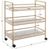 Idria 3 Tier Bar Cart - BCT8010 - Safavieh - 4 of 4