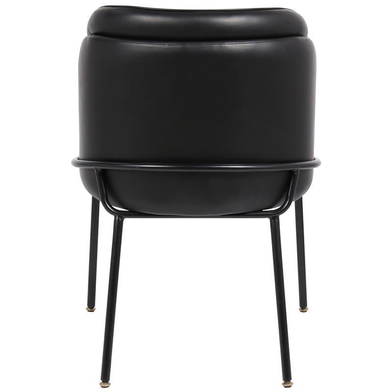 Meridian Furniture Jagger Black Vegan Leather Dining Chair (Set of 2), 2 of 10