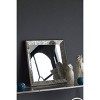 GlasFlength Decorative Wall Mirrors Square Accent Mirror Wall Mirror Polished Mirror Decorative Mirror for Living Room, Silver, 24"*2"*24" - 2 of 4