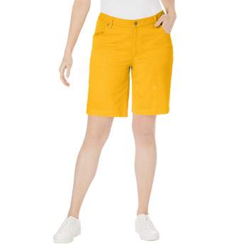 Jessica London Women's Plus Size Classic Cotton Denim Shorts