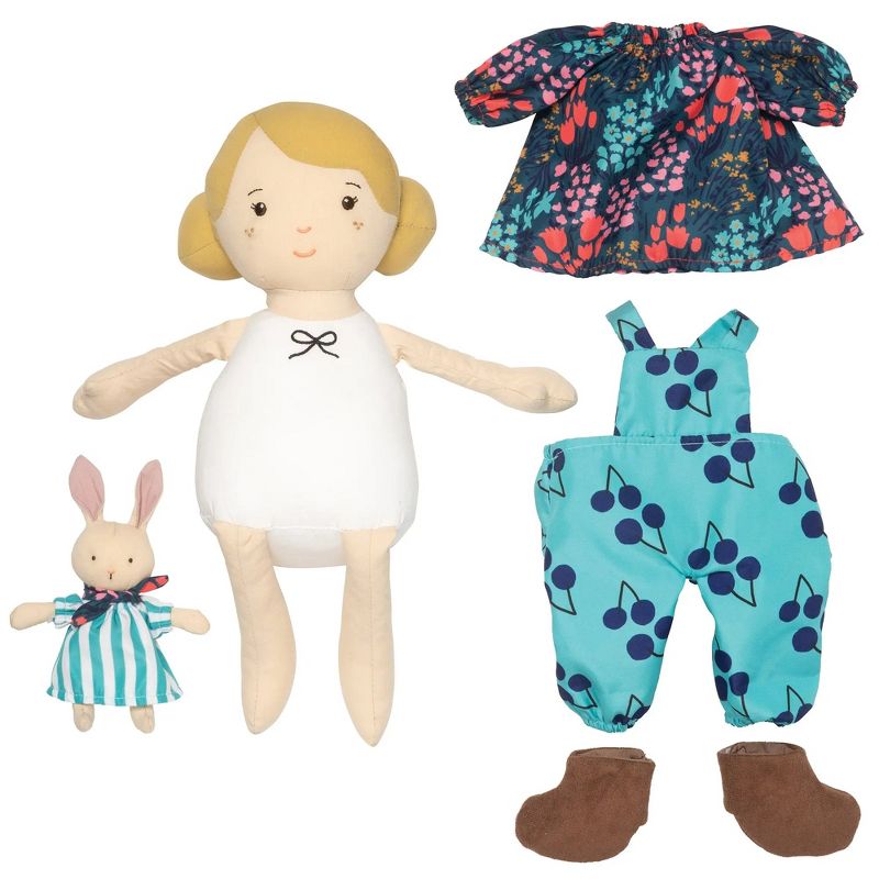 Manhattan Toy Playdate Friends Ollie Machine Washable and Dryer Safe 14 Inch Doll with Companion Stuffed Animal, 4 of 13