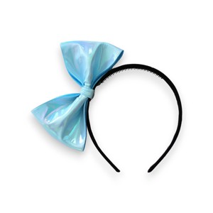Summer Crystal - Vegan Leather Bow Headband - 1 Pack - 1 of 4