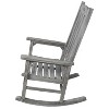 KTMBDW Oversized Rocking Chair, Outdoor Rocking Chair for Adults, All Weather Resistant Porch Rocker for Lawn Garden - 3 of 4
