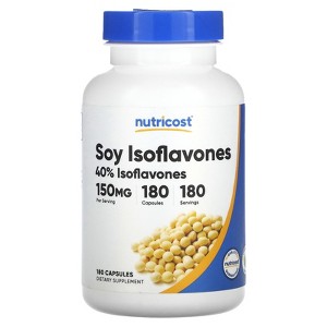 Nutricost Soy Isoflavones, 150 mg, 180 Capsules - 1 of 2
