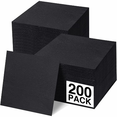 SparkSettings Beverage Napkins, 5” x 5” 2 Ply Paper Napkins, Pack of 200